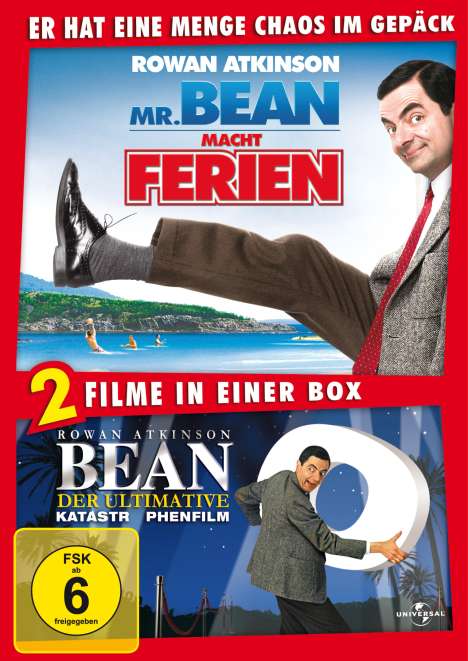 Mr. Bean macht Ferien + Der ultimative Katastrophenfm, 2 DVDs