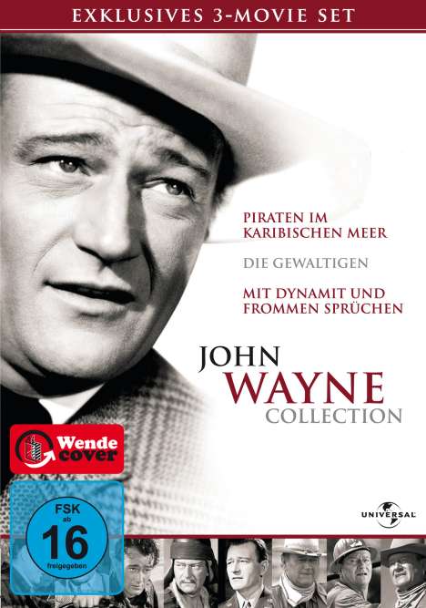 John Wayne Collection, 3 DVDs