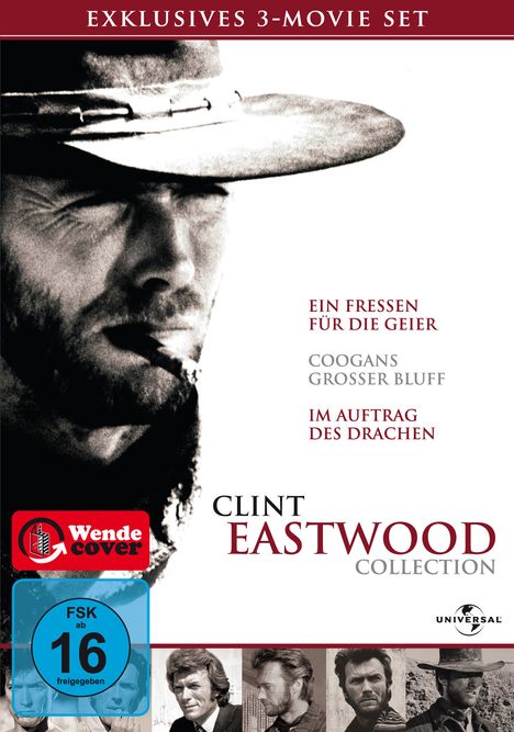 Clint Eastwood Collection, 3 DVDs
