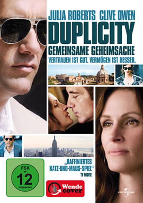 Duplicity (2008), DVD