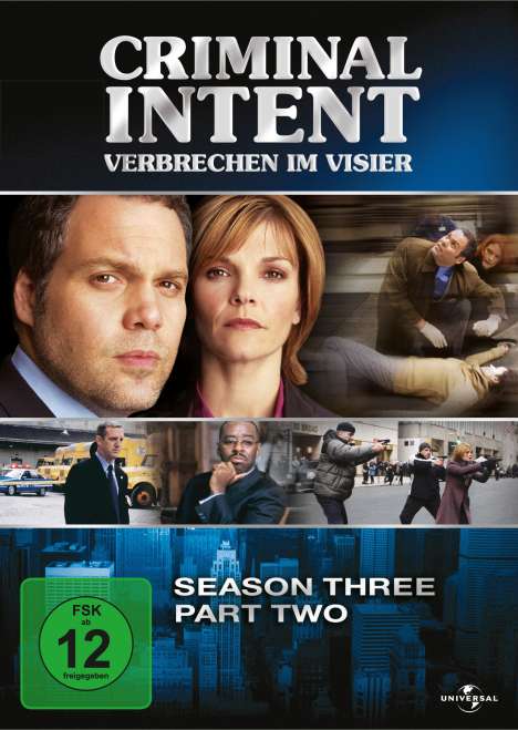 Criminal Intent Season 3 Box 2, 3 DVDs