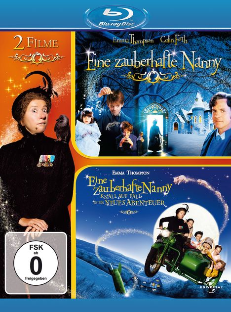 Eine zauberhafte Nanny 1+2 (Blu-ray), 2 Blu-ray Discs