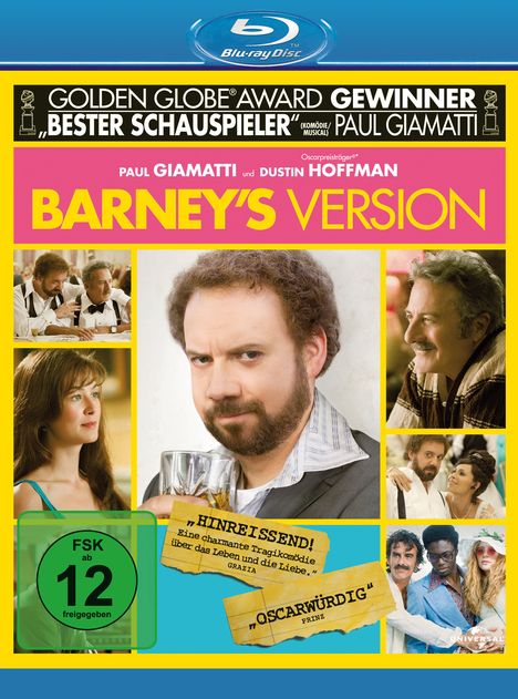 Barney's Version (Blu-ray), Blu-ray Disc