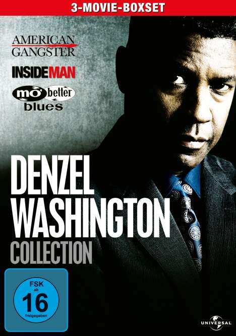 Denzel Washington Collection, 3 DVDs