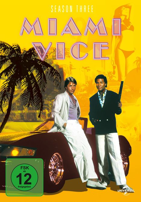Miami Vice Season 3, 6 DVDs