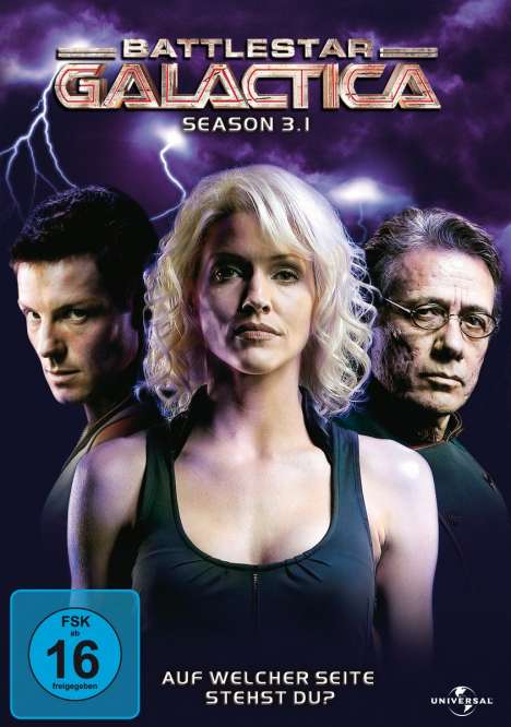 Battlestar Galactica Season 3 Box 1, 3 DVDs