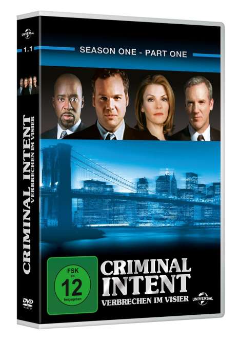 Criminal Intent Season 1 Box 1, 3 DVDs