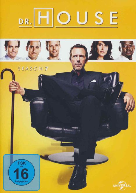 Dr. House Season 7, 6 DVDs