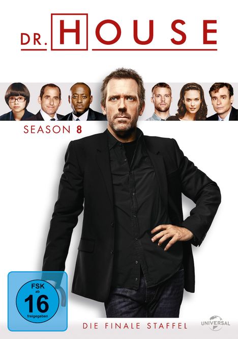 Dr. House Season 8 (finale Staffel), 6 DVDs