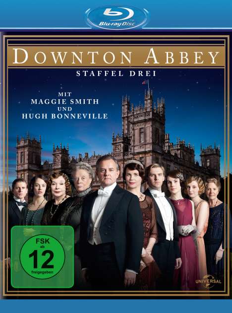 Downton Abbey Season 3 (Blu-ray), 3 Blu-ray Discs