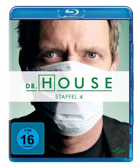 Dr. House Season 4 (Blu-ray), 4 Blu-ray Discs