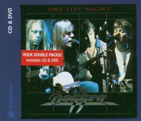 Dokken: One Live Night (CD + DVD), 1 CD und 1 DVD