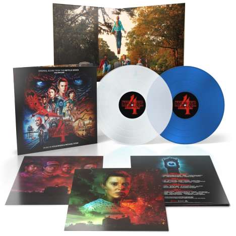 Filmmusik: Stranger Things 4: Volume One (Original Score From The Netflix Series) (Limited Edition) (Blue &amp; Clear Vinyl), 2 LPs