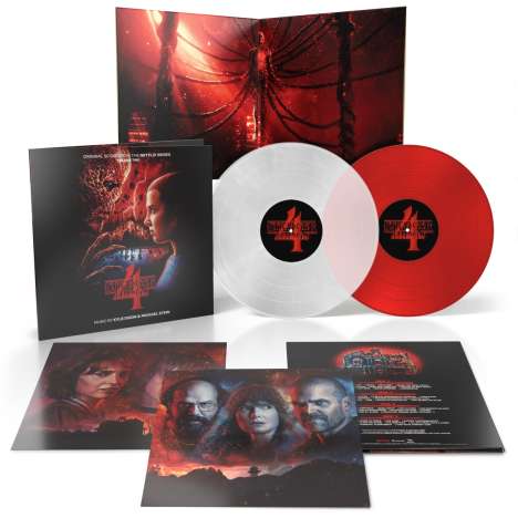 Filmmusik: Stranger Things 4: Volume Two (Original Score From The Netflix Series) (Limited Edition) (Clear &amp; Red Vinyl), 2 LPs