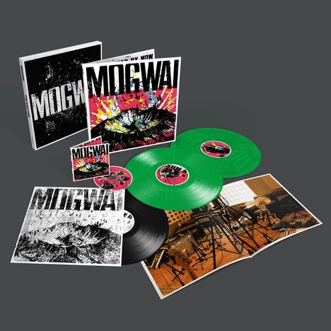 Mogwai: The Bad Fire (Limited Edition) (Green Vinyl), 3 LPs und 1 CD