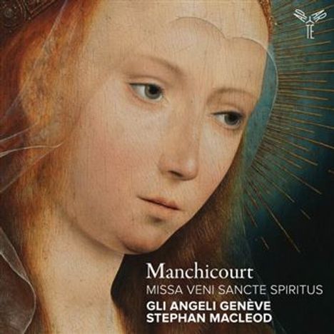 Manichicourt, Missa Veni Sancte Spiritus, Gli Angeli Genève, Stephan Macleod. Nahaufnahme eines gemalten Gesichts.
