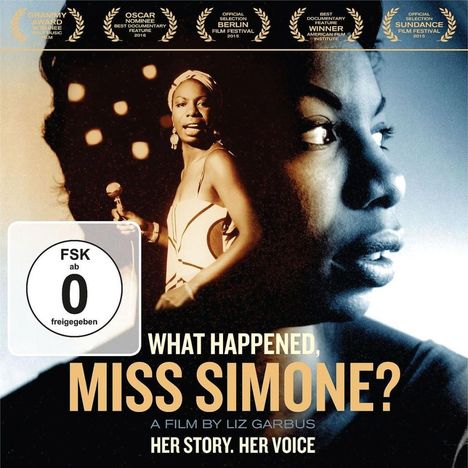 Nina Simone (1933-2003): What Happened, Miss Simone?, 1 DVD und 1 CD