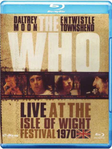 The Who: Live At The Isle Of Wight Festival 1970, Blu-ray Disc