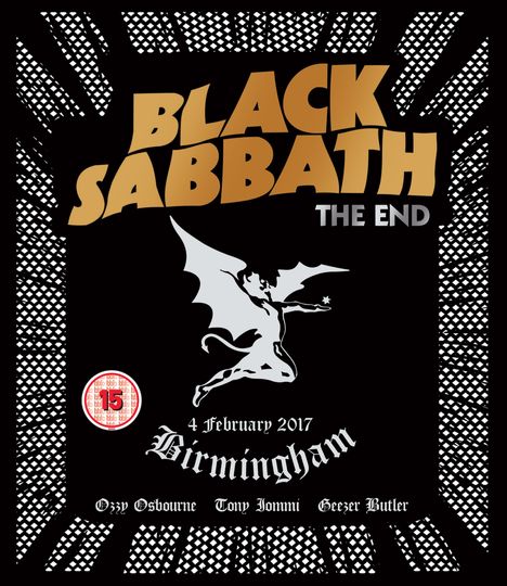 Black Sabbath: The End: Live In Birmingham, Blu-ray Disc