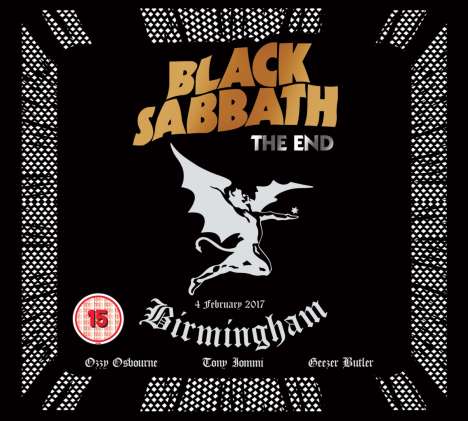 Black Sabbath: The End: Live In Birmingham, 1 Blu-ray Disc und 1 CD