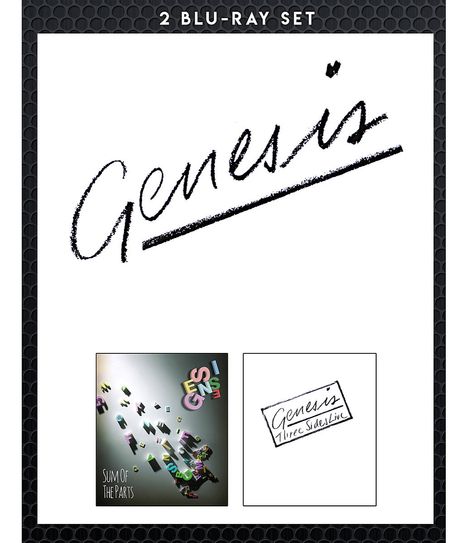 Genesis: Sum Of The Parts / Three Sides Live 1981, 2 Blu-ray Discs
