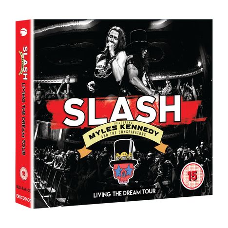 Slash Feat. Myles Kennedy &amp; The Conspirators: Living The Dream Tour, 2 CDs und 1 Blu-ray Disc