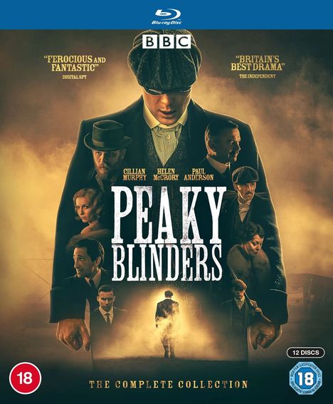 Peaky Blinders Season 1-6 (Complete Collection) (Blu-ray) (UK Import), 12 Blu-ray Discs
