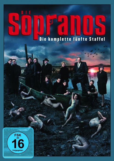 Die Sopranos Staffel 5, 4 DVDs