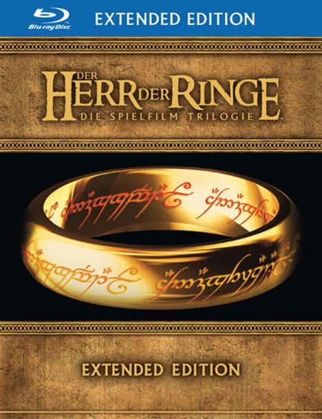 Der Herr der Ringe: Die Trilogie (Extended Edition) (Blu-ray), 15 Blu-ray Discs