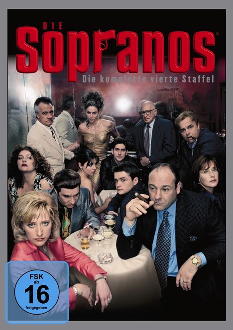 Die Sopranos Staffel 4, 4 DVDs