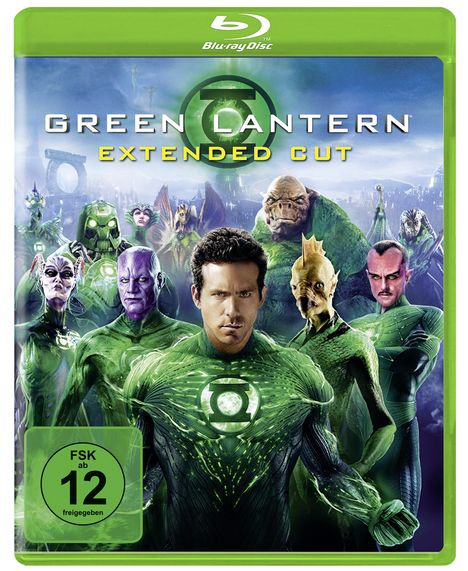 Green Lantern (Extented Cut) (Blu-ray), Blu-ray Disc