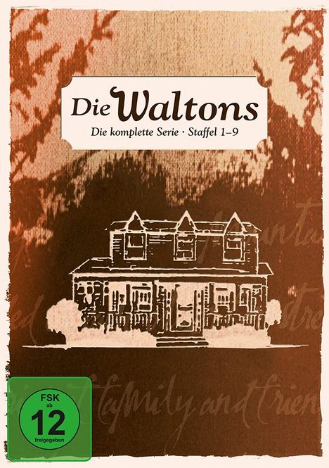 Die Waltons (Komplette Serie), 59 DVDs