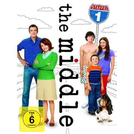 The Middle Season 1, 3 DVDs