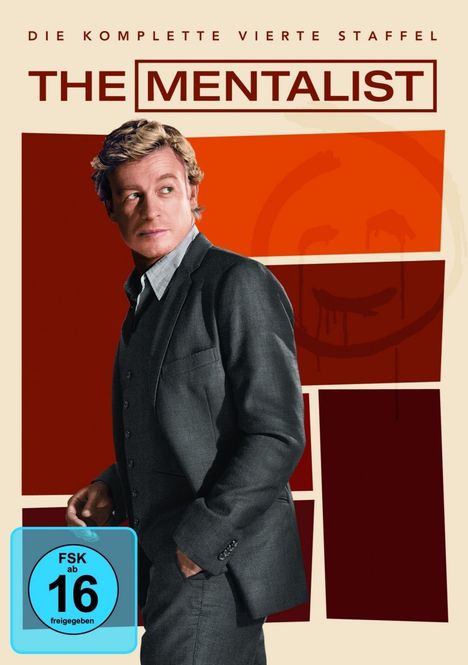 The Mentalist Season 4, 5 DVDs