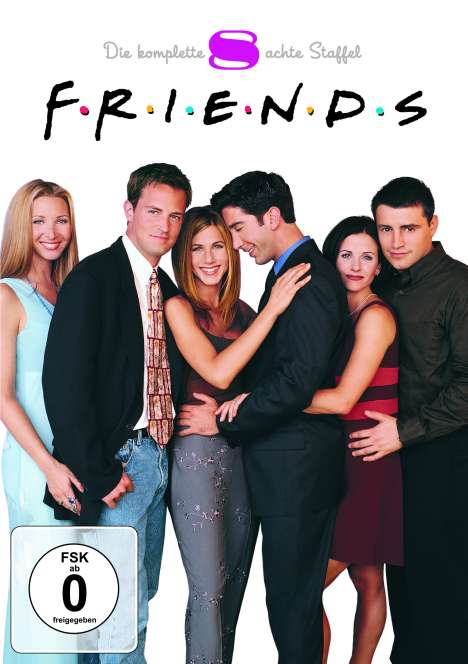 Friends Season 8, 4 DVDs