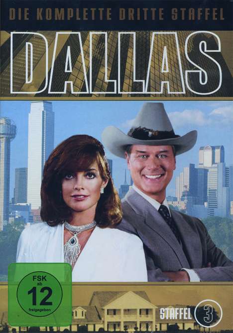 Dallas Season 3, 7 DVDs
