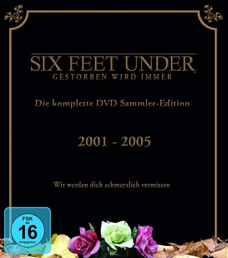 Six Feet Under (Komplette Serie), 25 DVDs