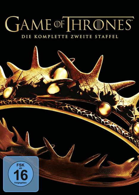 Game of Thrones Season 2, 5 DVDs