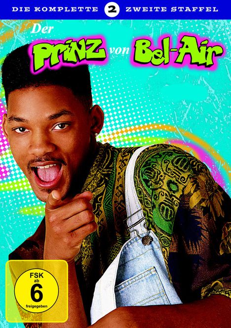 Der Prinz von Bel Air Staffel 2, 4 DVDs