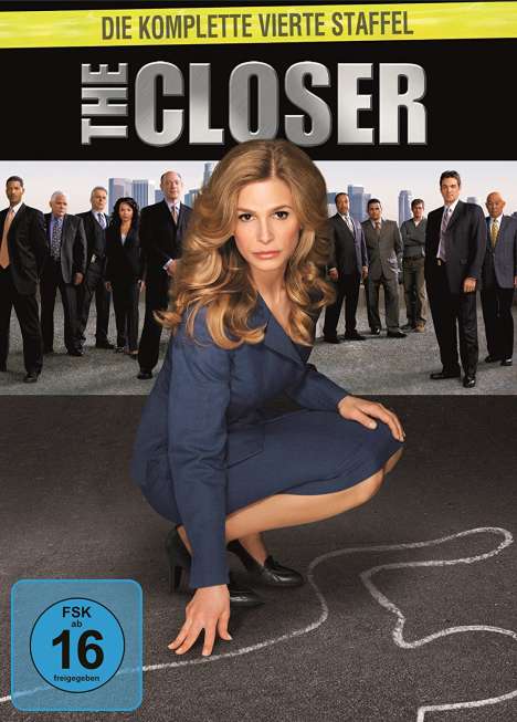 The Closer Season 4, 4 DVDs