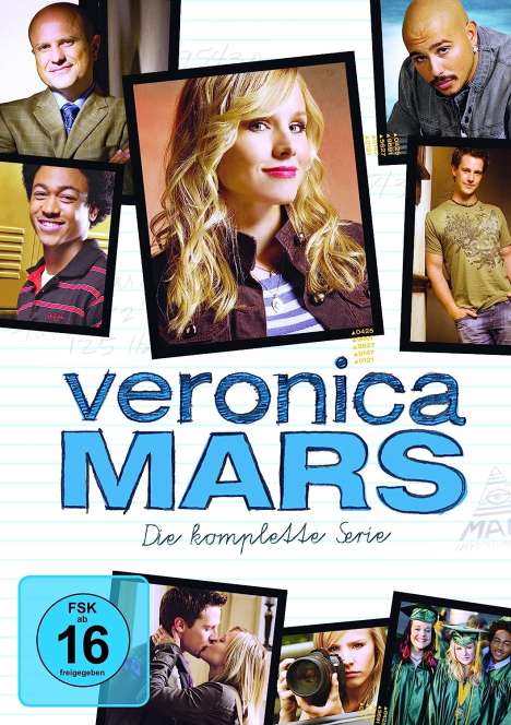 Veronica Mars (Komplette Serie), 18 DVDs