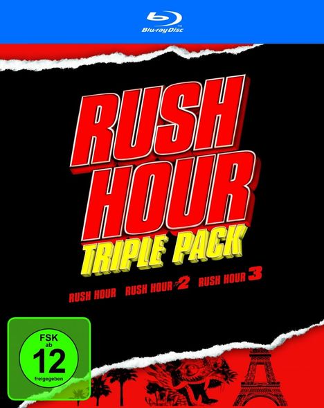 Rush Hour Trilogy (Blu-ray), 3 Blu-ray Discs