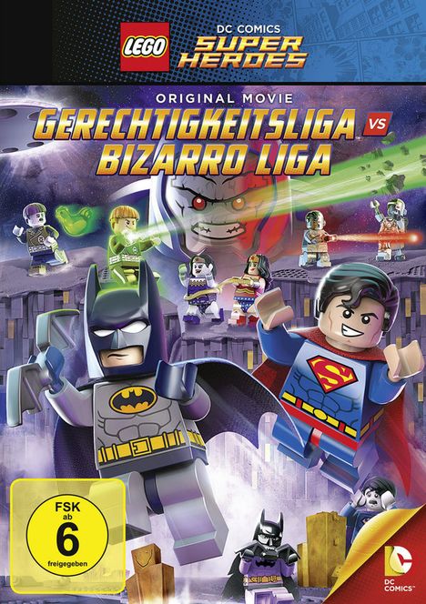 LEGO Original Movie: Gerechtigkeitsliga vs. Bizarro Liga, DVD