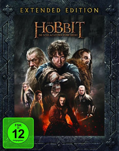 Der Hobbit: Die Schlacht der fünf Heere (Extended Edition) (Blu-ray), 3 Blu-ray Discs