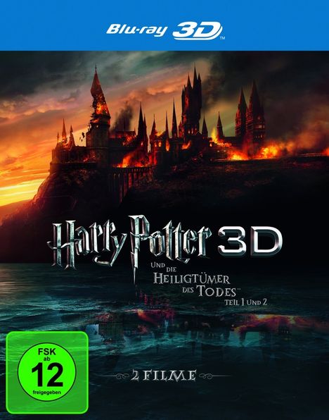 Harry Potter &amp; die Heiligtümer des Todes 1 &amp; 2 (3D Blu-ray), 2 Blu-ray Discs