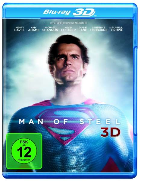 Man Of Steel (3D Blu-ray), Blu-ray Disc