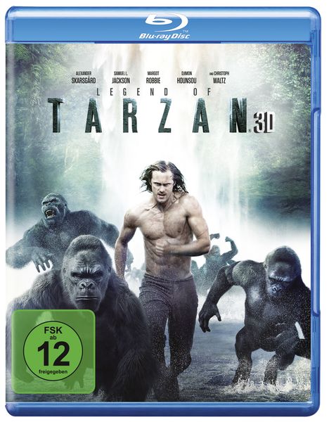 Legend of Tarzan (3D &amp; 2D Blu-ray), 2 Blu-ray Discs