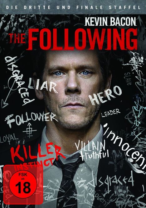 The Following Season 3 (finale Staffel), 4 DVDs