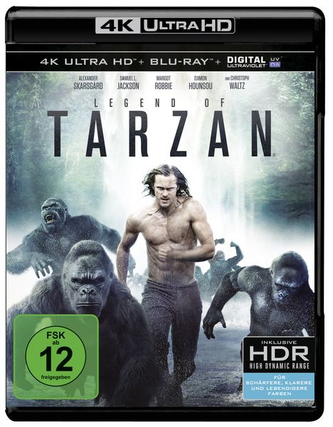 Legend of Tarzan (Ultra HD Blu-ray &amp; Blu-ray), 1 Ultra HD Blu-ray und 1 Blu-ray Disc