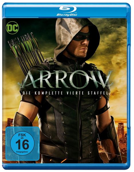 Arrow Staffel 4 (Blu-ray), 4 Blu-ray Discs
